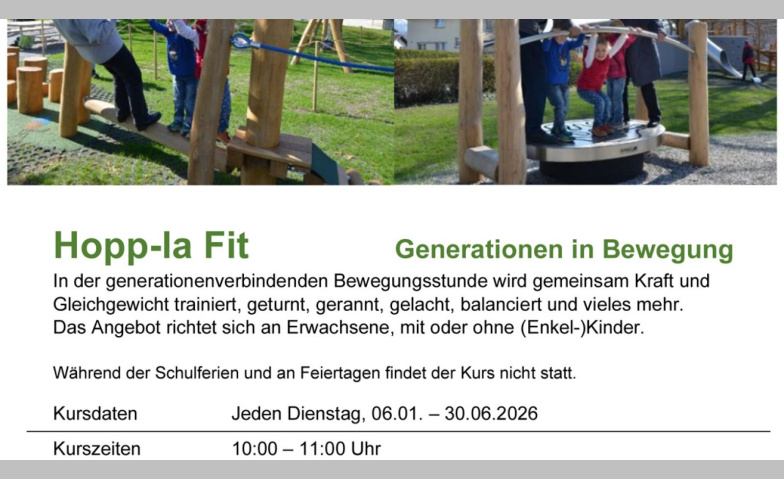 Generationenverbindendes Bewegungstraining