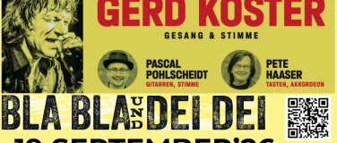 Event-Image for 'Gerd K&ouml;ster - Bla Bla & Dei Dei'