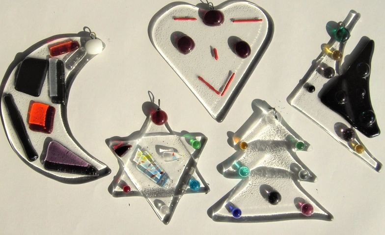 Glasfusing-Weihnachtsgeschenke basteln