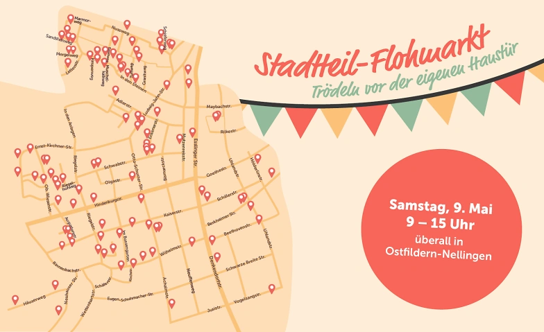 Stadtteil-Flohmarkt Ostfildern-Nellingen