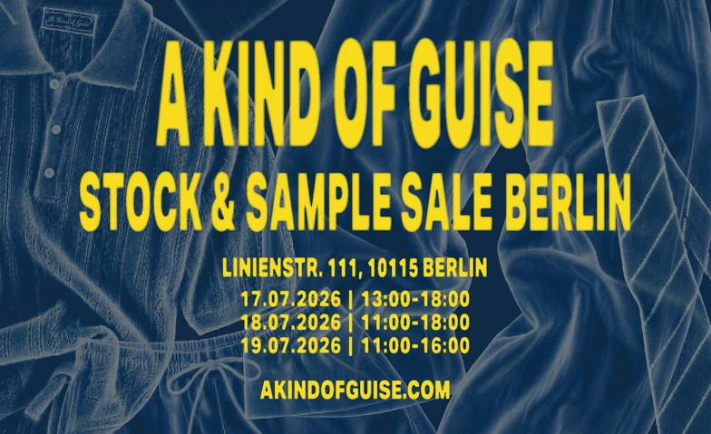 Event-Image for 'A Kind Of Guise Berlin sample sale'