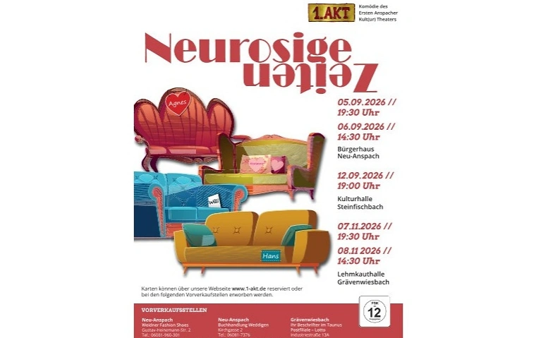 Event-Image for 'Theaterauff&uuml;hrung  &bdquo;Neurosige Zeiten&ldquo;'