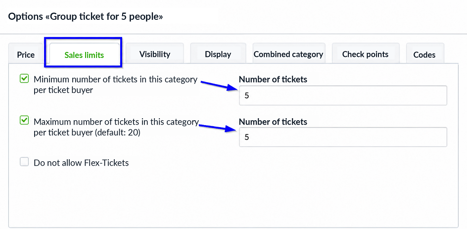 Gruppenticket Hilfebereich 2 EN