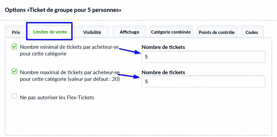 Gruppenticket Hilfebereich 2 FR