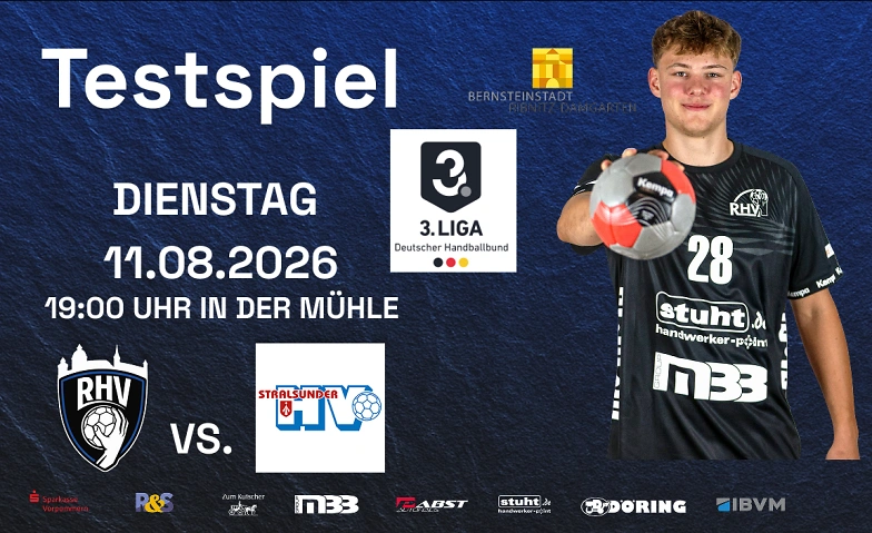 Testspiel Ribnitzer HV : Stralsunder HV Billets