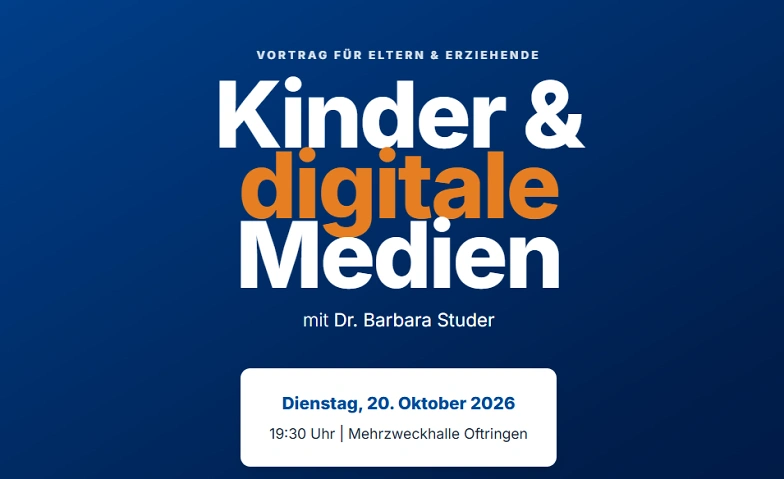 Kinder & digitale Medien mit Dr. Barbara Studer