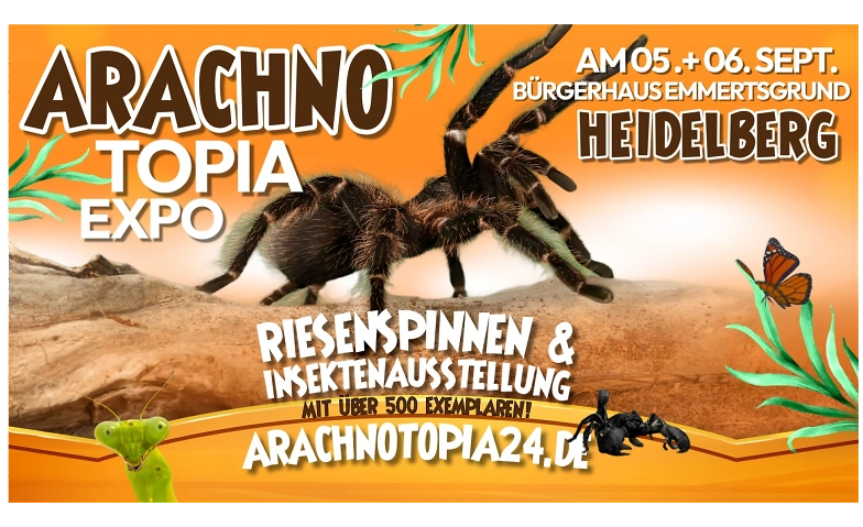 Event-Image for 'Riesenspinnen & Insektenausstellung - Heidelberg B&uuml;rgerhaus'