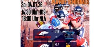 Event-Image for 'Broncos Playoff Halbfinale NLA vs. Warriors / U19 vs. Z&uuml;rich'