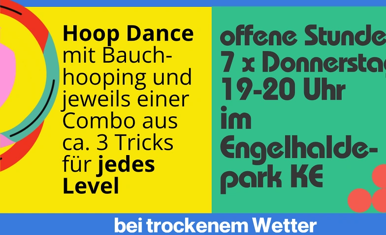 Hula Hoop im Park Billets
