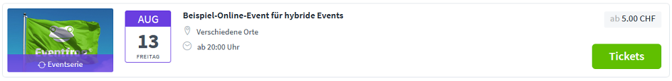 Hybride Events Gruppe IV