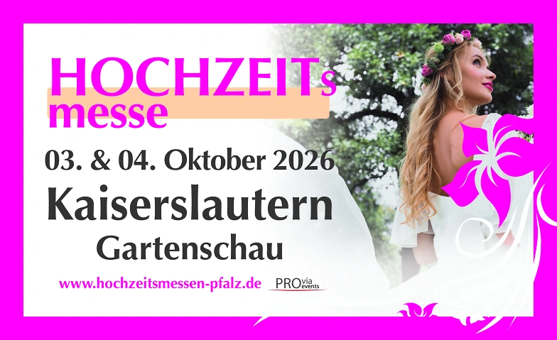 Event-Image for 'Hochzeitsmesse Kaiserslautern'