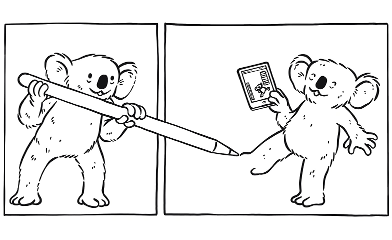 Comics zeichnen mit dem iPad Billets