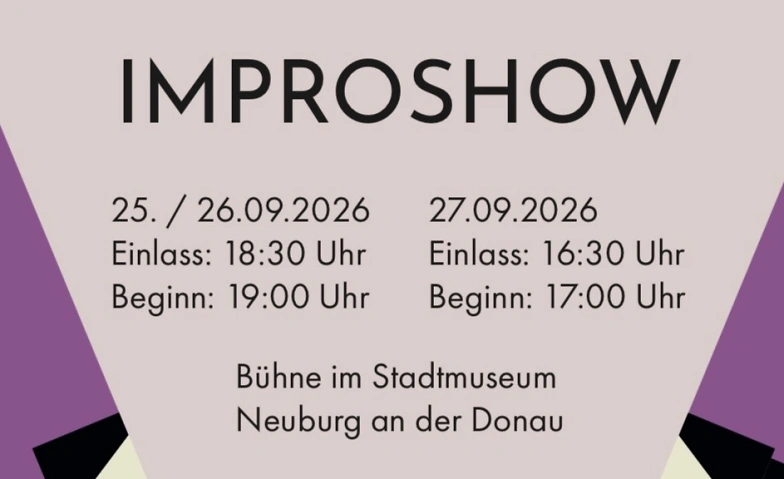 Event-Image for 'Improshow  Wenn der Zufall Regie f&uuml;hrt'
