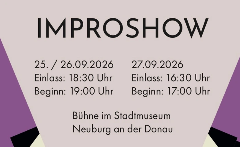 Improshow  Wenn der Zufall Regie f&uuml;hrt Billets