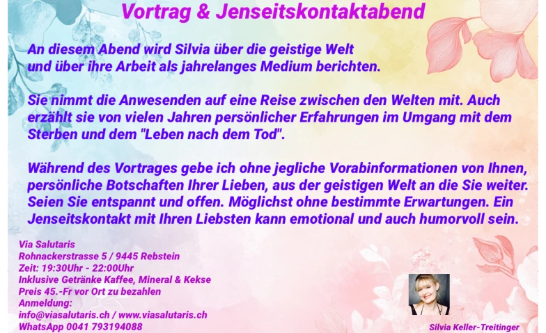 Jenseitskontakt-Vortrag / Spiritualität
