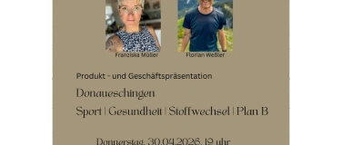 Event-Image for 'Produkt und Gesch&auml;ftspr&auml;sentation - Live Event'