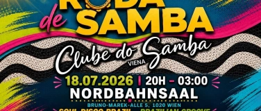Event-Image for 'RODA DE SAMBA CLUBE DO SAMBA VIENA  & FORR&Oacute; NO VINIL'