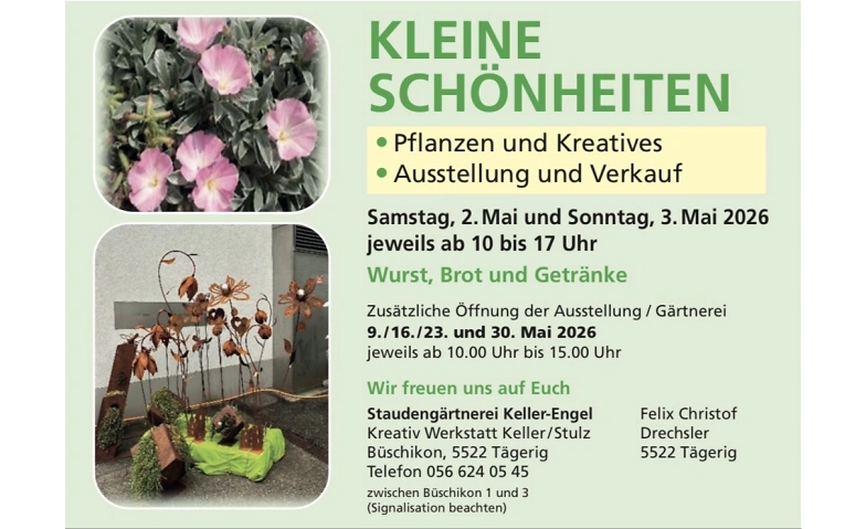 Event-Image for 'Kleine Sch&ouml;nheiten - Rarit&auml;teng&auml;rtnerei- Eisendeko'