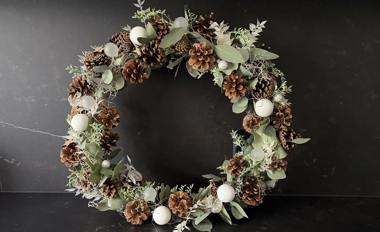 Zapfenloop - Adventskranz-Workshop
