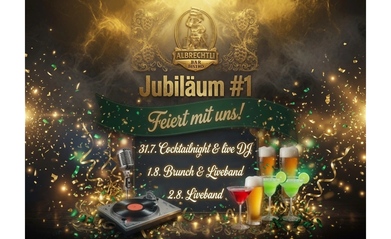 Jubiläums-Weekend #1 BRUNCH & AM ABEND LIVEBAND