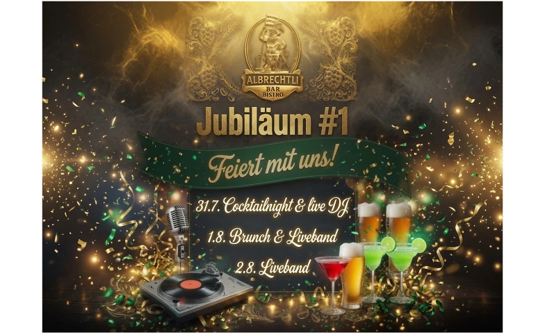 Jubiläums-Weekend #1 FREITAG COCKTAILNIGHT MIT DJ