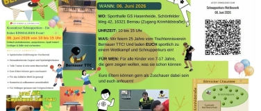 Event-Image for 'Schnupperkurs & Tag der offenen T&uuml;r beim Bernauer TTC!'