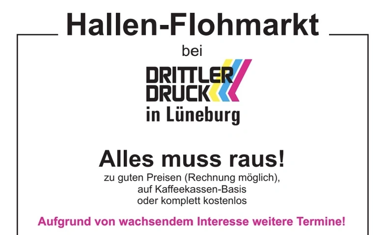 Event-Image for 'Hallen Flohmarkt in L&uuml;neburg'