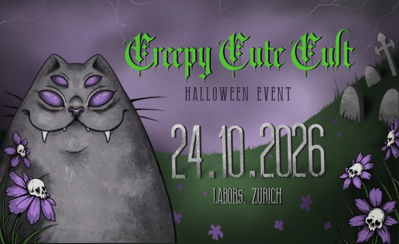 CreepyCute Cult Halloween Event 2026 Labor5, Schiffbaustrasse 3, 8005 Z&uuml;rich Tickets