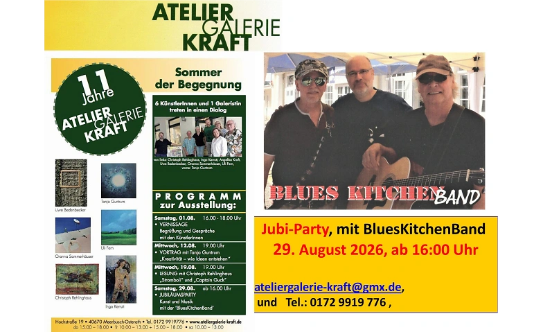 11 Jahre Atelier-Galerie-Kraft - Jubiläums-Party