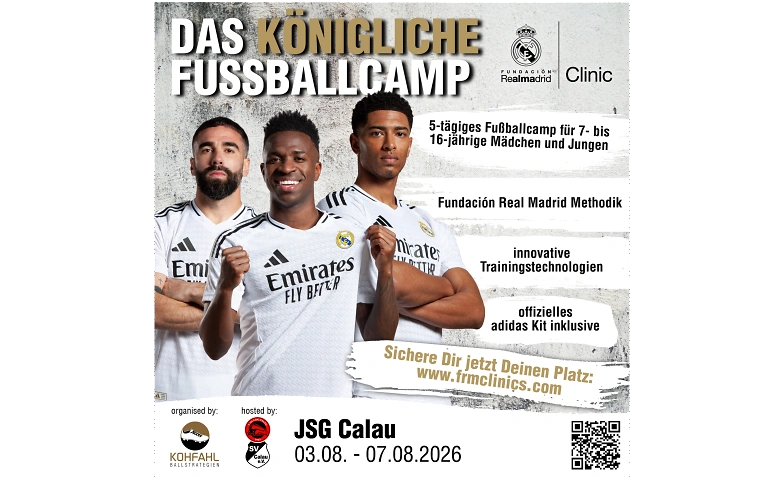 Fundación Real Madrid Fußballcamp in Calau