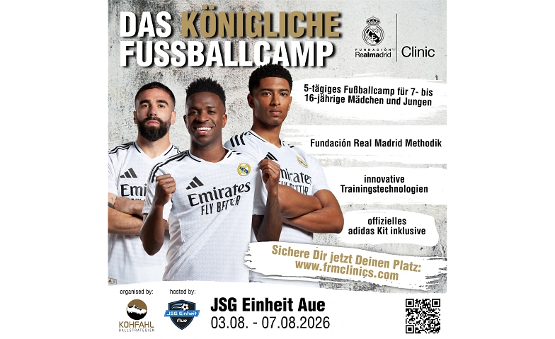Fundación Real Madrid Fußballcamp in Leuna-Kötschlitz