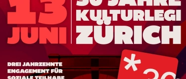 Event-Image for '30 Jahre KulturLegi Z&uuml;rich  Jubil&auml;umsfest'