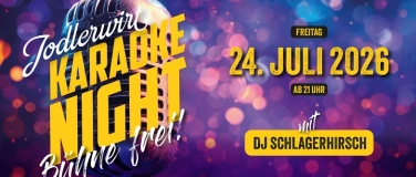 Event-Image for 'Jodlerwirt Karaoke Night'