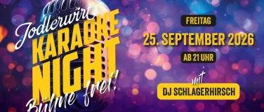 Event-Image for 'Jodlerwirt Karaoke Night'