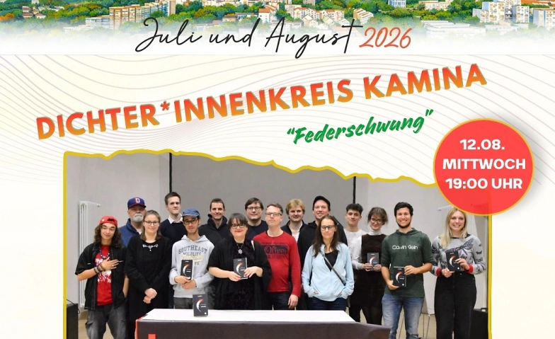 Federschwung – Dichter*innenkreis KAMINA (Kultursommer)