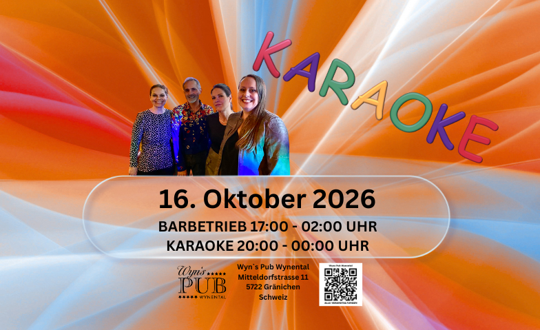 Karaoke im Wyns Pub Wynental 2026 5.0