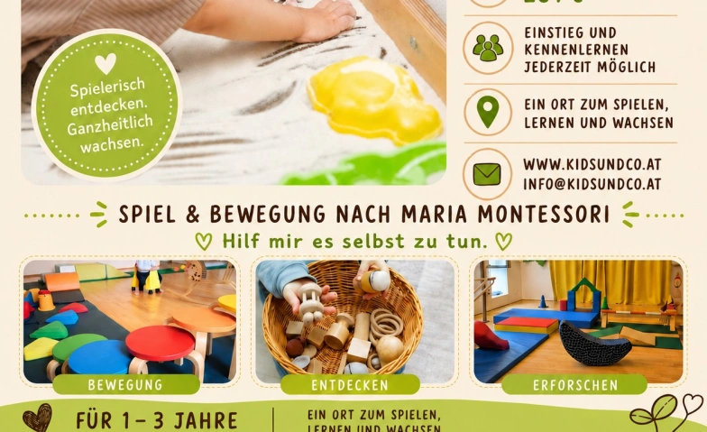 Spiel &amp; Bewegung nach Montessori, 10.30 Uhr Tickets