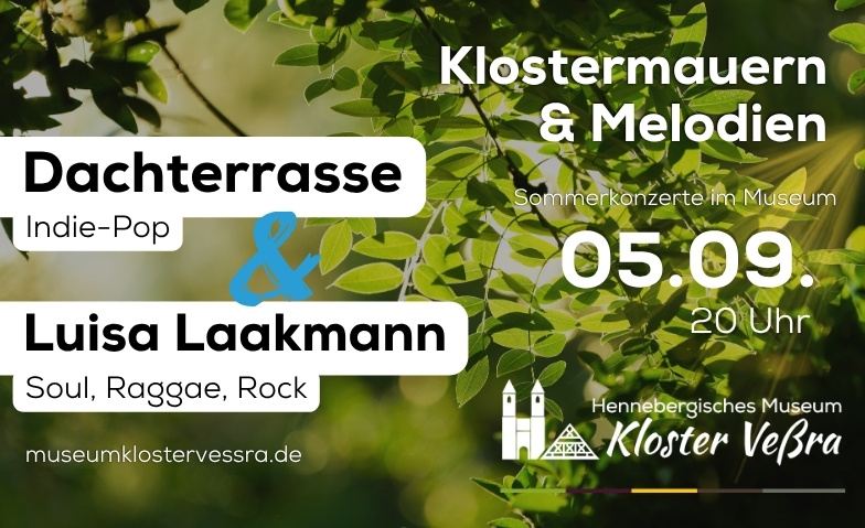 Klostermauern & Melodien 2026: DACHTERRASSE & LUISA LAAKMANN
