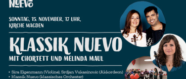 Event-Image for 'Klassik Nuevo mit Chortett und Melinda Maul'