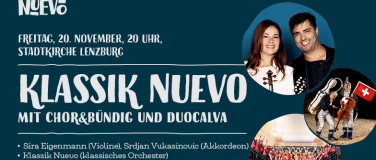 Event-Image for 'Klassik Nuevo mit chor&b&uuml;ndig und DuoCalva'