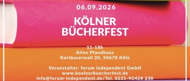 Event-Image for '7. K&ouml;lner B&uuml;cherfest'