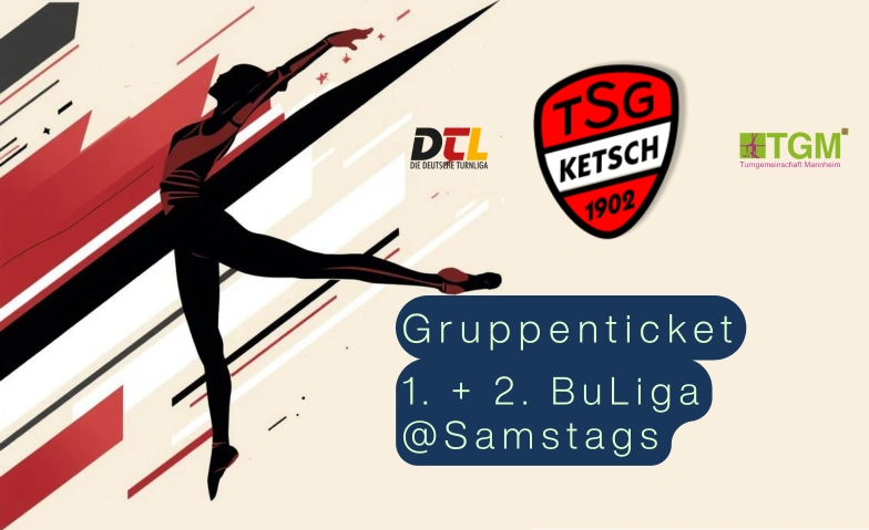 Gruppenticket 1. + 2. Bundesliga @Samstag - Tagesticket Neurotthalle Ketsch, Mannheimer Stra&szlig;e 27, 68775 Ketsch Tickets