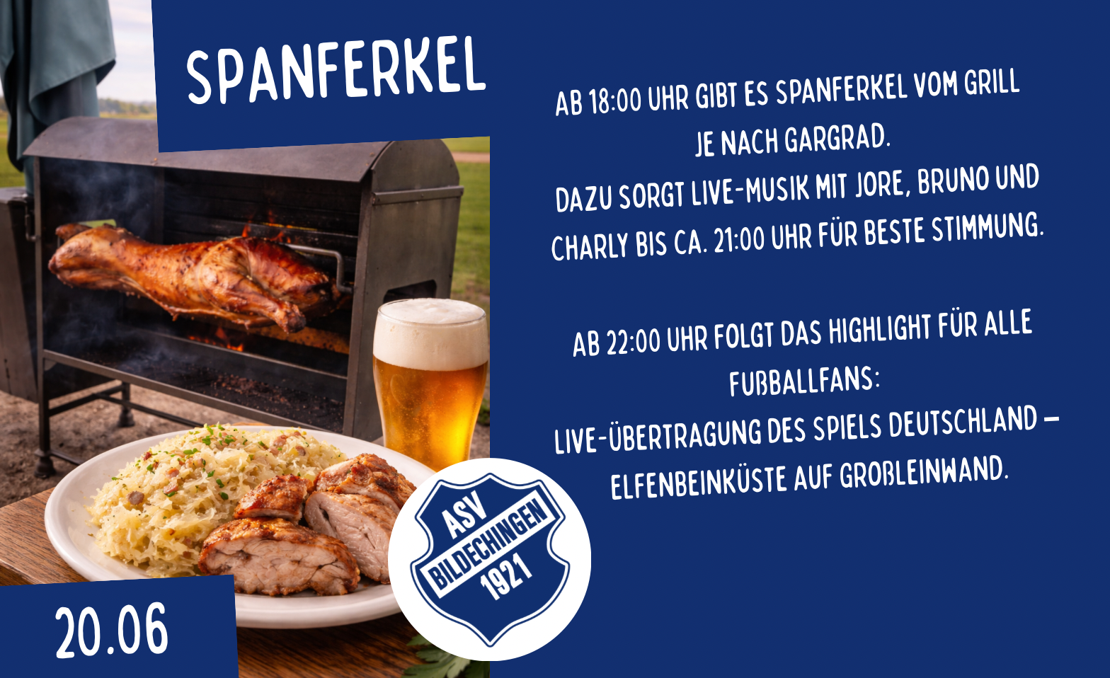Spanferkel - Live Musik Tickets