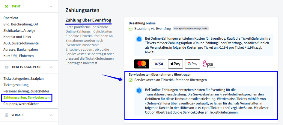 Kosten &uuml;bertragen AT