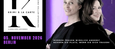 Event-Image for 'KRIMI &agrave; la CARTE&middot; 2 Frauen, 4 F&auml;lle, 1 Abend voller Spannung'