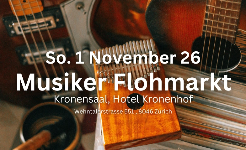 Musiker Flohmarkt Zürich Offen für Alle - So. 01.11.26