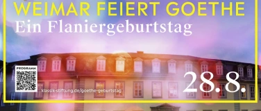 Event-Image for 'Weimar feiert Goethe - Goethes 277. Geburtstag'