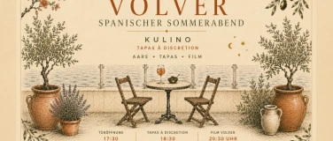 Event-Image for 'Volver x Cin&eacute;matte mit KULINO: Tapas und Kino an der Aare'