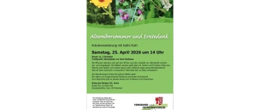 Event-Image for 'Kr&auml;uterwanderung in Kiedrich - Altweibersommer u. Erntedank'