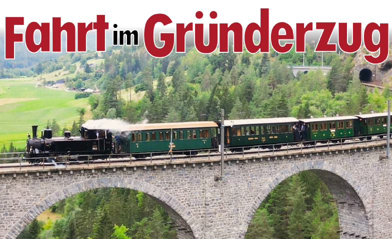 Extrafahrt mit Dampflok HEIDI nach Landquart